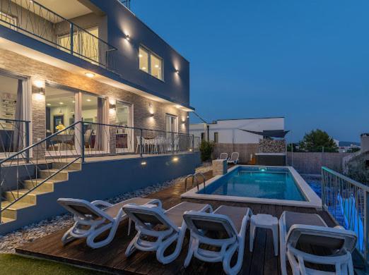 Villa Hedonist Seget Vranjica Esterno foto